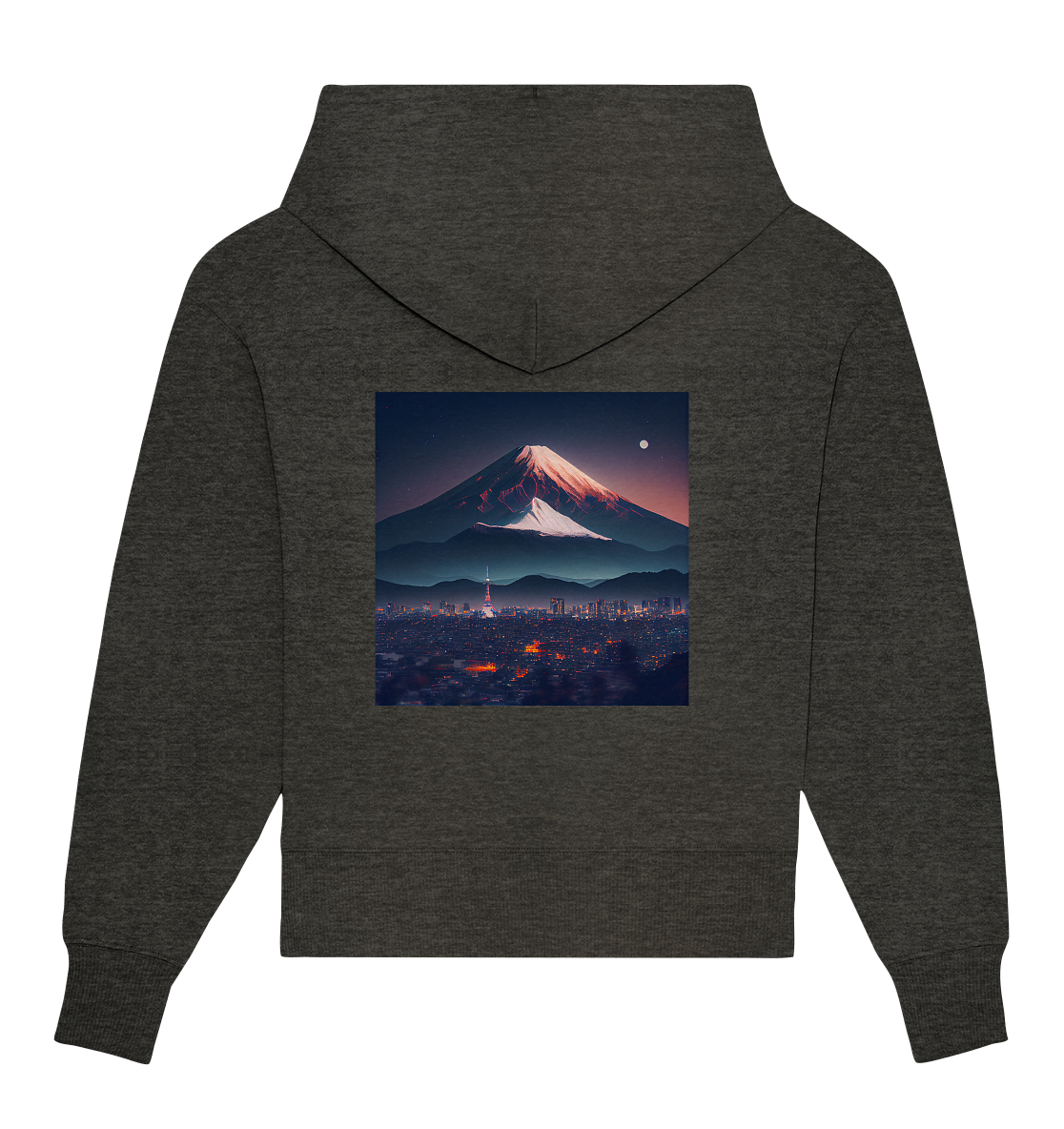 Japan Mount Fuji #2 - Organic Oversize Hoodie