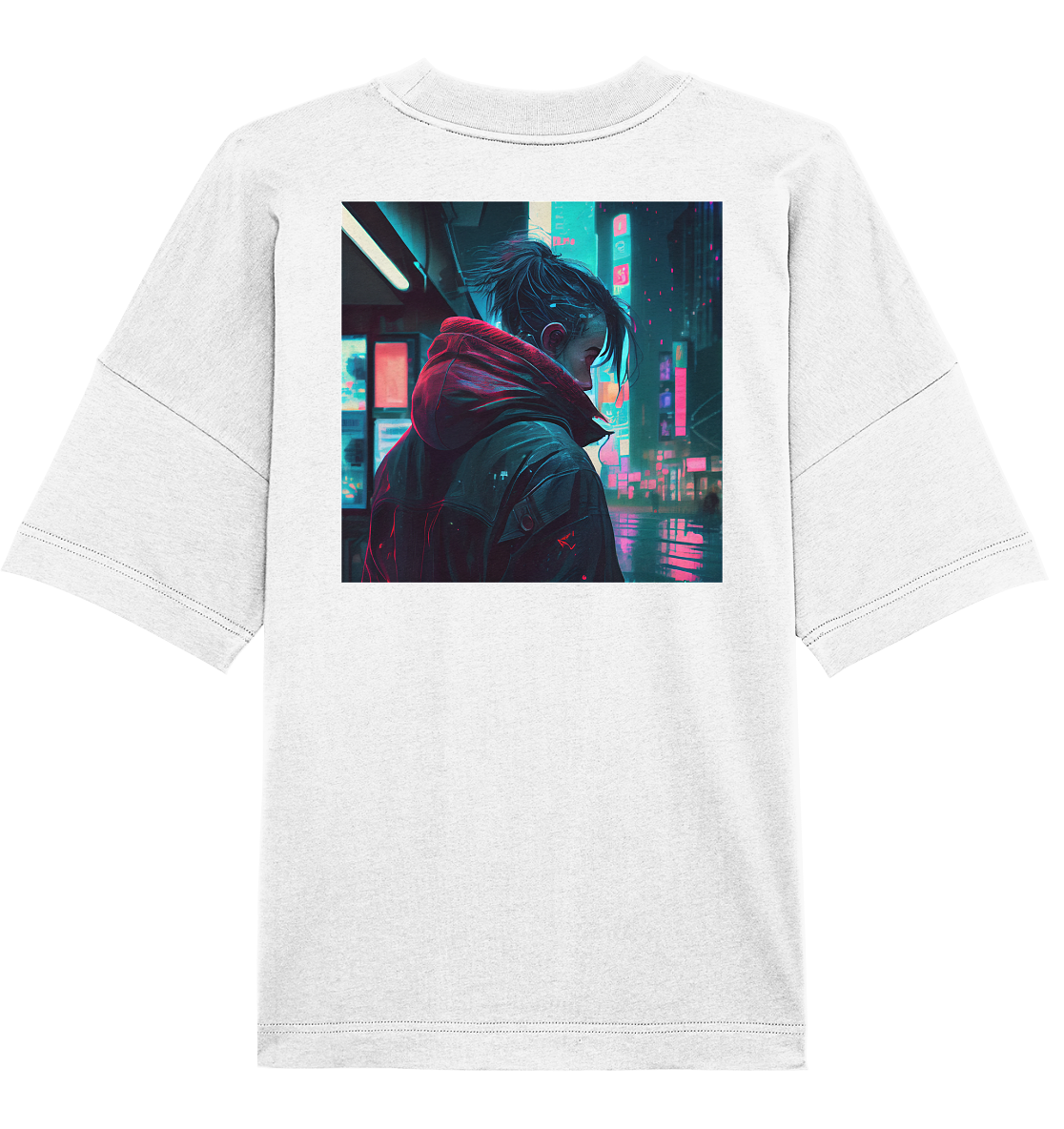 Japan Cyberpunk #2 - Organic Oversize Shirt