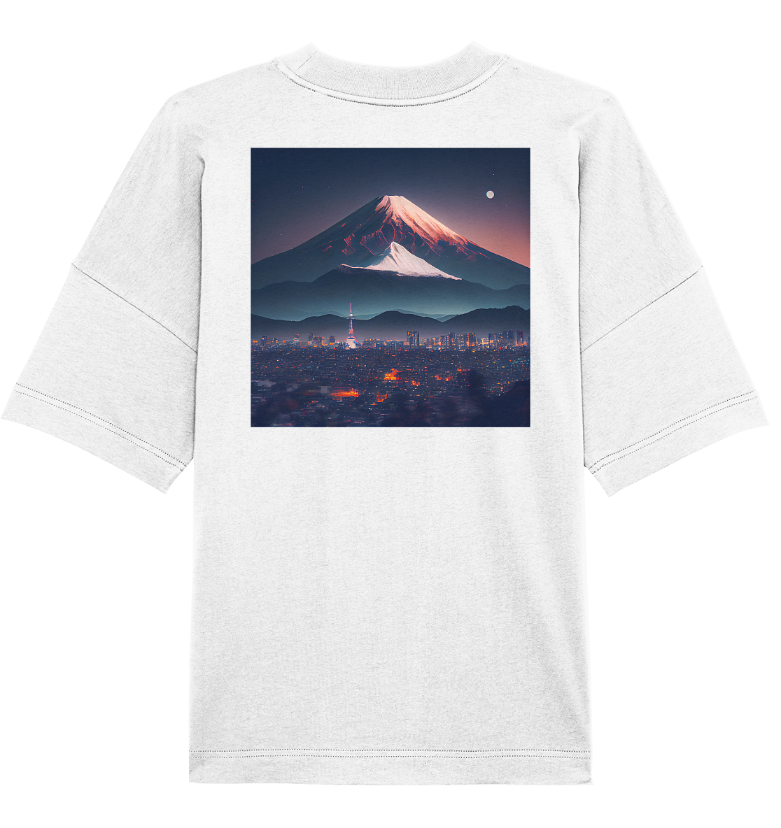 Japan Mount Fuji #2 - Organic Oversize Shirt