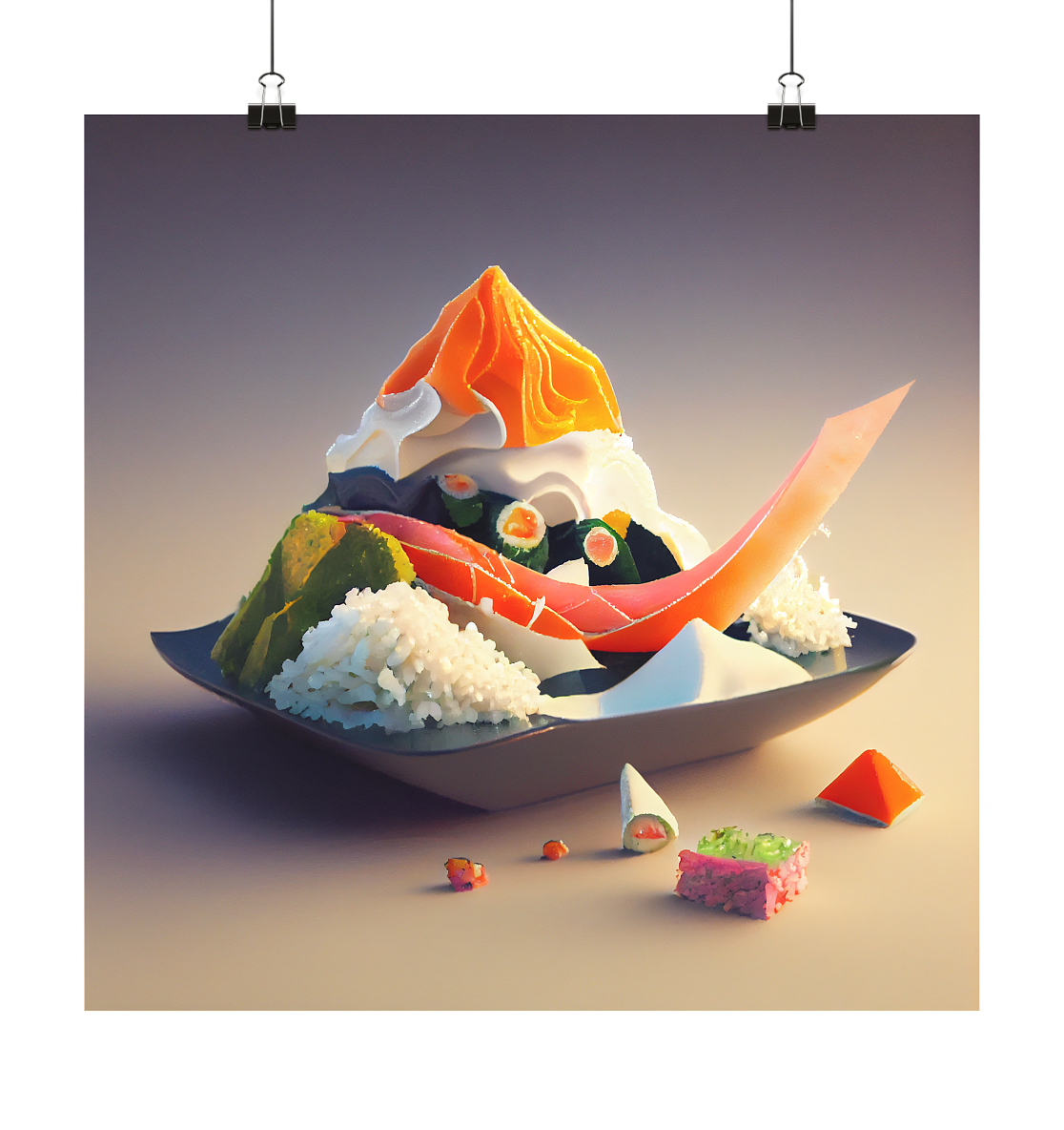 Japan Sushi - Poster 30x30