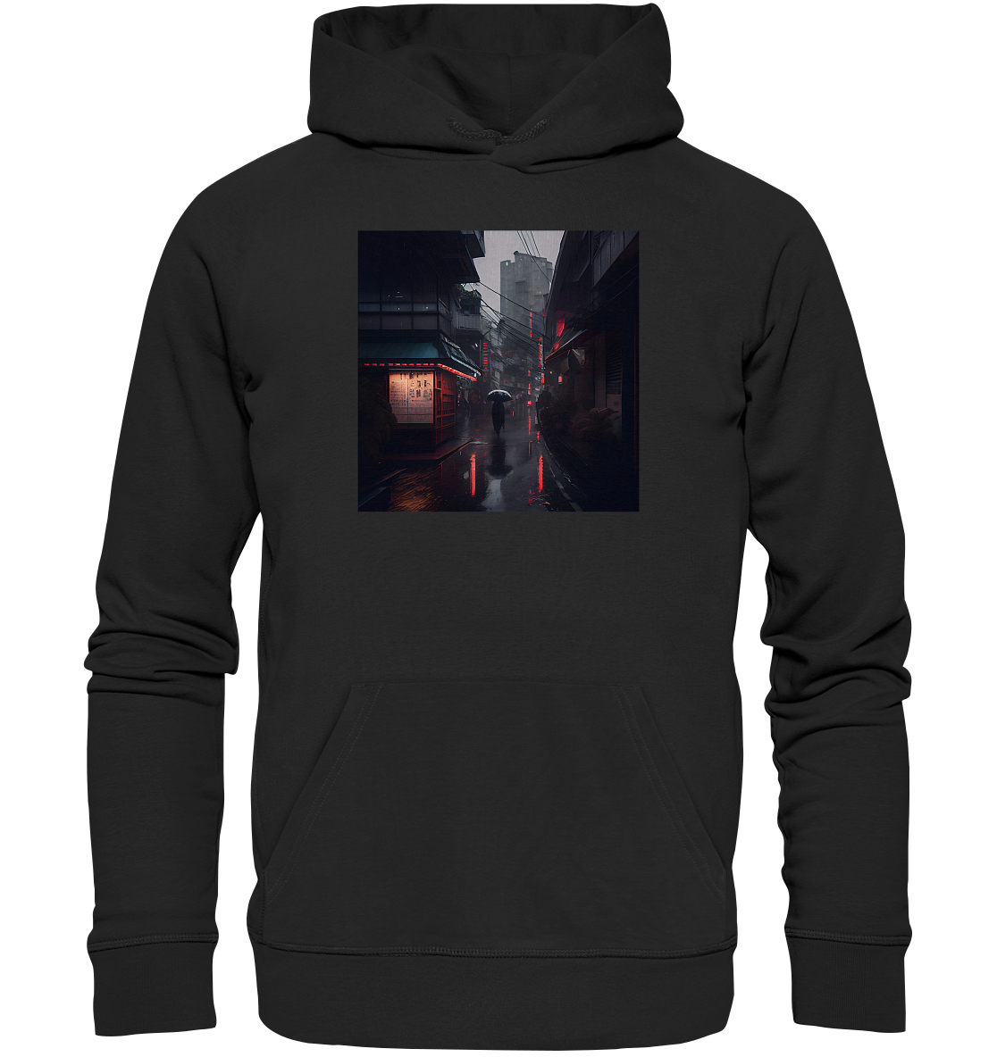 Tokio Vector Style #6 - Premium Unisex Hoodie