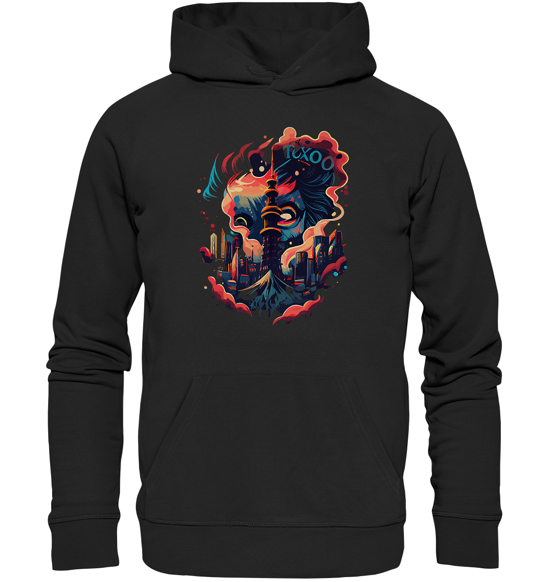 Tokio Vector Style #5 - Premium Unisex Hoodie